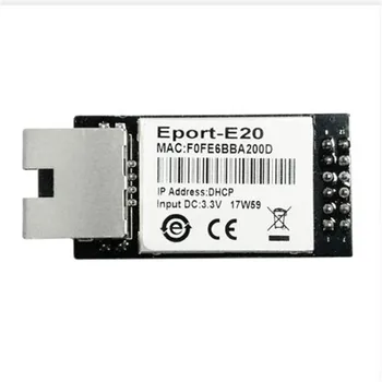 E20 FreeRTOS Network Server Port TTL Serial to Ethernet Embedded Module DHCP 3.3V TCP IP Telnet
E20 FreeRTOS Network Server Port TTL Serial to Ethernet Embedded Module DHCP 3.3V TCP IP Telnet