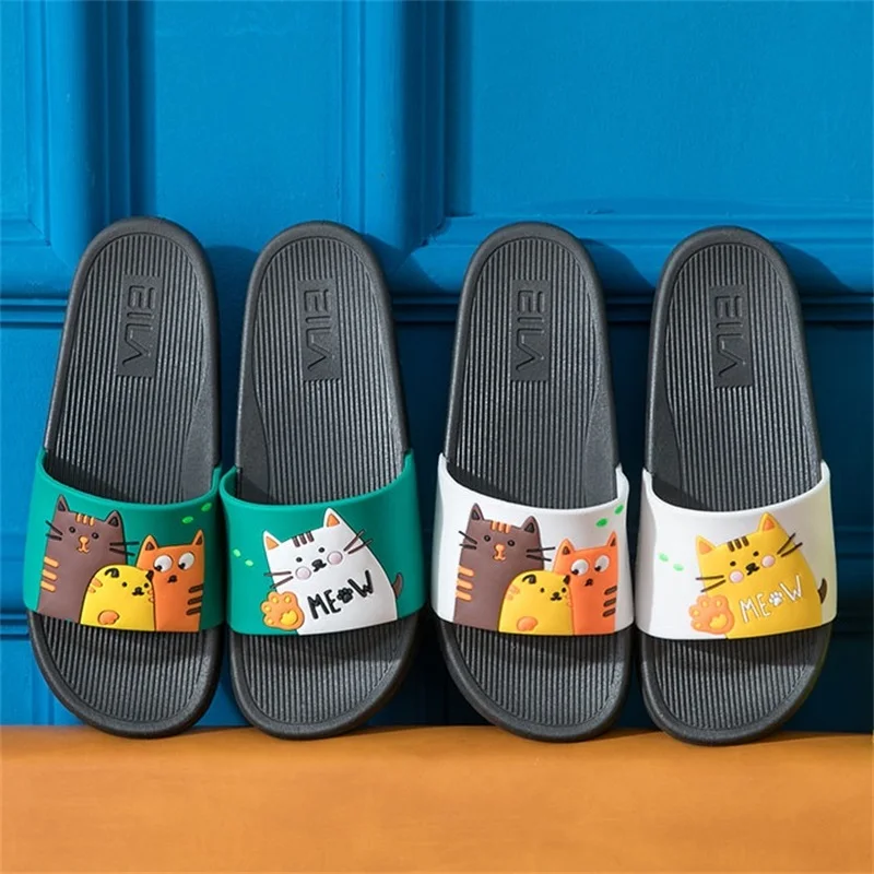 Women Summer Slippers Cat Cute Cartoon Slipper Big Size Outdoor Flat Slides Soft Sole Fashion Shoes Women T082
Women Summer Slippers Cat Cute Cartoon Slipper Big Size Outdoor Flat Slides Soft Sole Fashion Shoes Women T082