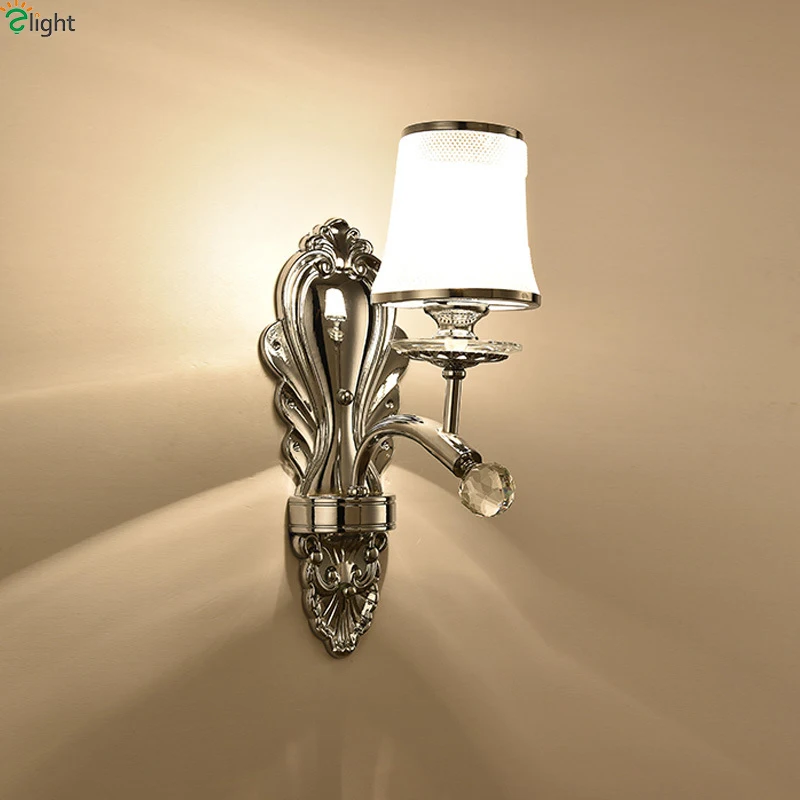 Modern Chrome Metal Led Wall Lamp Lustre Crystal Living Room Led Wall Lights Fixtures Glass Bedroom Led Wall Light Wall Sconce
Modern Chrome Metal Led Wall Lamp Lustre Crystal Living Room Led Wall Lights Fixtures Glass Bedroom Led Wall Light Wall Sconce
