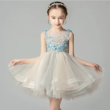 Girls Applique Sweet Dress Beads O-neck Christmas Dresses Lace Children Communion Gowns Mesh Sleeveless Sequins Ball Gown
Girls Applique Sweet Dress Beads O-neck Christmas Dresses Lace Children Communion Gowns Mesh Sleeveless Sequins Ball Gown