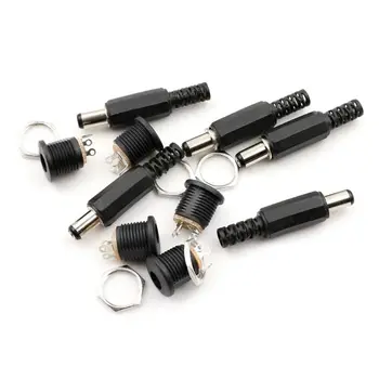 10 pcs 12V 3A Plastic Male Plugs + Female Socket Panel Mount Jack DC Power Connector Electrical Supplies
10 pcs 12V 3A Plastic Male Plugs + Female Socket Panel Mount Jack DC Power Connector Electrical Supplies