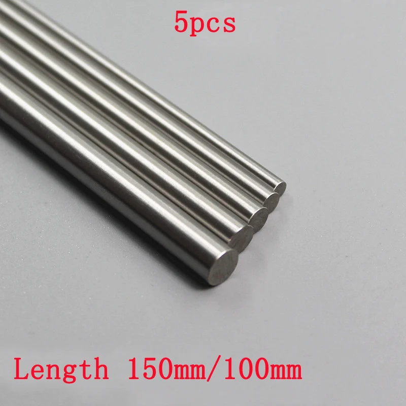 5pcs DIY Axis Steel Bars Drive Rod Shaft Coupling Connecting Shaft Length 100mm/150mm Dia 3/4/5/7/8/10mm for DIY RC Car Axle
5pcs DIY Axis Steel Bars Drive Rod Shaft Coupling Connecting Shaft Length 100mm/150mm Dia 3/4/5/7/8/10mm for DIY RC Car Axle
