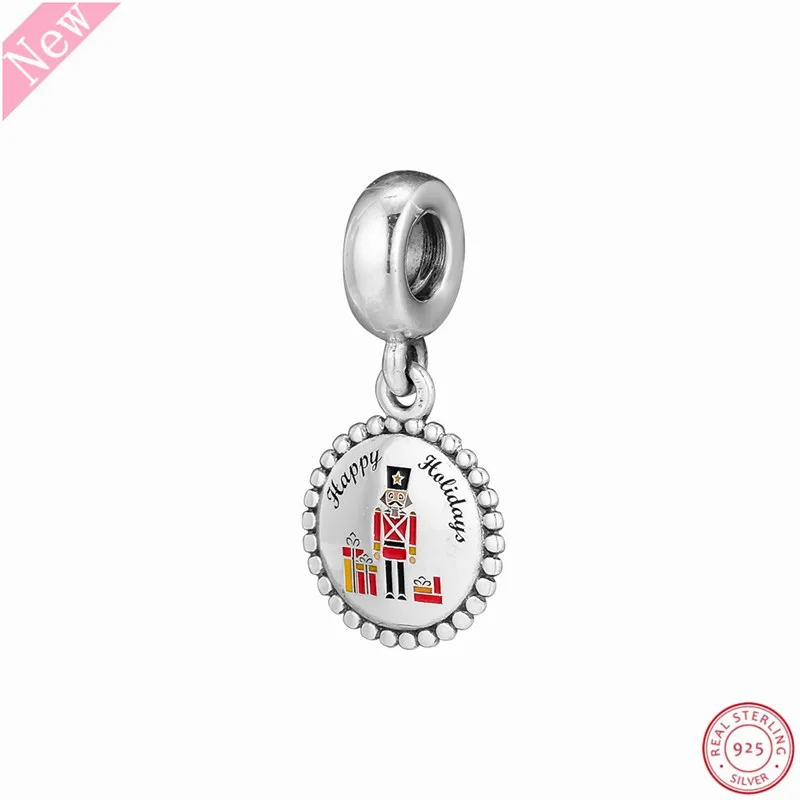925 Sterling Silver Nutchacher Dangle Charm Beads DIY Fit PANDORA Charms for Women Jewelry Making Christmas Gift FL866
925 Sterling Silver Nutchacher Dangle Charm Beads DIY Fit PANDORA Charms for Women Jewelry Making Christmas Gift FL866