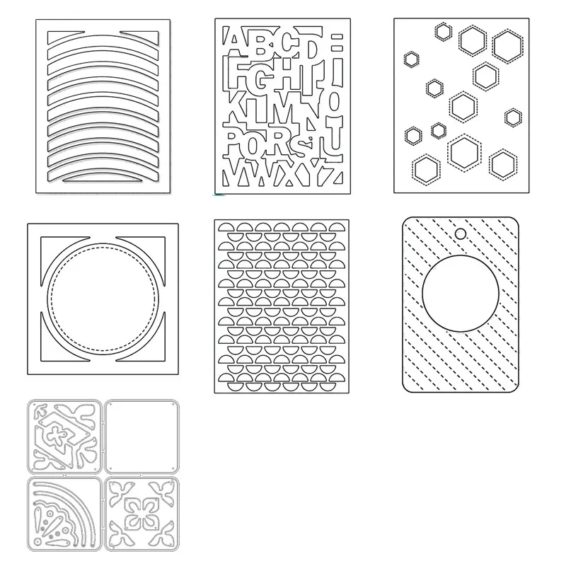 Letters Hexagon Round Background Frames Metal Cutting Dies For Making Cards Scrapbooking DIY Album Decoration Craft New 2019
Letters Hexagon Round Background Frames Metal Cutting Dies For Making Cards Scrapbooking DIY Album Decoration Craft New 2019