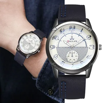 RAGLAN Fashion Business Men Watch Quartz Watch High Quality Leather Mens Clock Blu Ray Glass Round Wristwatch horloges mannen
RAGLAN Fashion Business Men Watch Quartz Watch High Quality Leather Mens Clock Blu Ray Glass Round Wristwatch horloges mannen