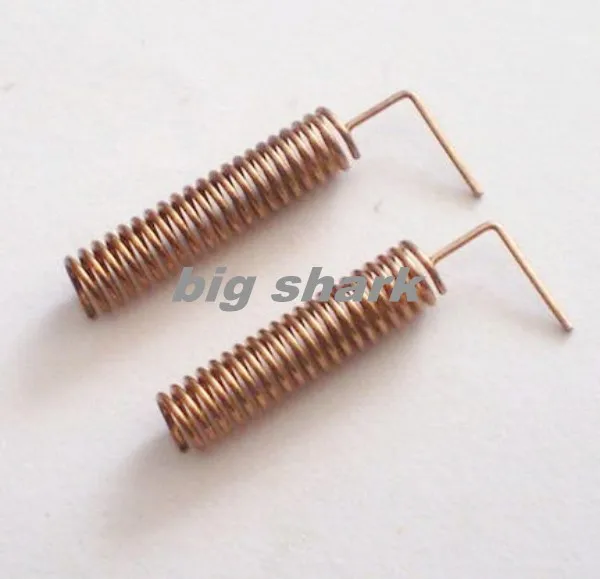 50pcs 433mhz 2dbi to 3dbi copper helical Spring Antenna Built-in antenna L=28.8MM DIA=5MM (corners L=6.5mm)
50pcs 433mhz 2dbi to 3dbi copper helical Spring Antenna Built-in antenna L=28.8MM DIA=5MM (corners L=6.5mm)