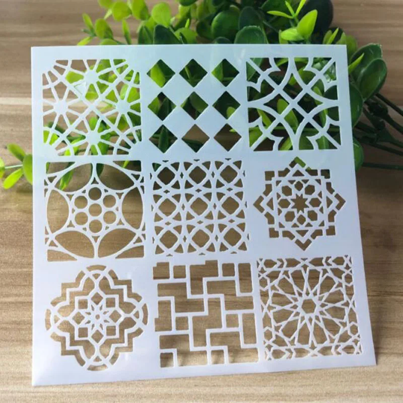1pc Stencils Template Mesh Drawing Paper Craft Stencils Painting Tools Photo Album Scrapbooking Bullet Journal Stencils Reusable
1pc Stencils Template Mesh Drawing Paper Craft Stencils Painting Tools Photo Album Scrapbooking Bullet Journal Stencils Reusable