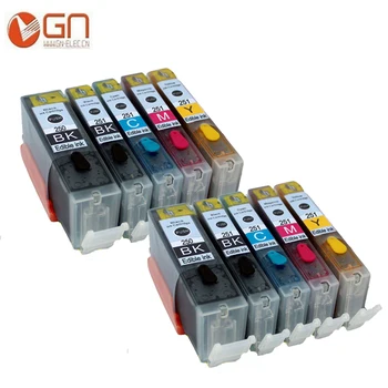 

GN 10x Hotsale PGI 250XL CLI 251XL edible ink cartridge For canon Inkjet MG5422 MG5520 MG5522 MG5620 MG6420 MG6320 MG6620 MX722