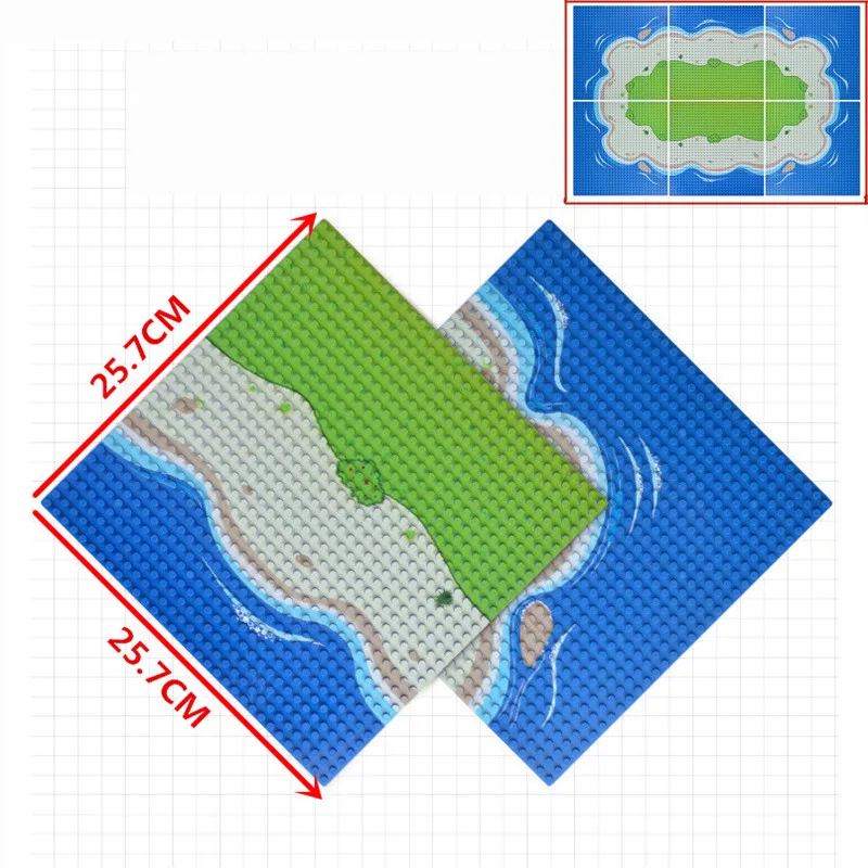 100% Compatible with LegoINGlys Blocks Sea Island Baseplate for Building Blocks 32x32 Small Dot Seabeach Base Plate Toys Gift
100% Compatible with LegoINGlys Blocks Sea Island Baseplate for Building Blocks 32x32 Small Dot Seabeach Base Plate Toys Gift