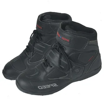 Winter waterproof leather motorcycle boots professional motocross Racing Boots Motorbike Boot vehicle Riding boots