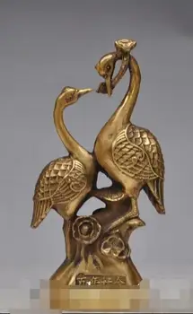 Free shipping S02066 9" Chinese China Folk Bronze Brass Lovers Birds Crane Plum Ruyi Animal Statue
Free shipping S02066 9" Chinese China Folk Bronze Brass Lovers Birds Crane Plum Ruyi Animal Statue