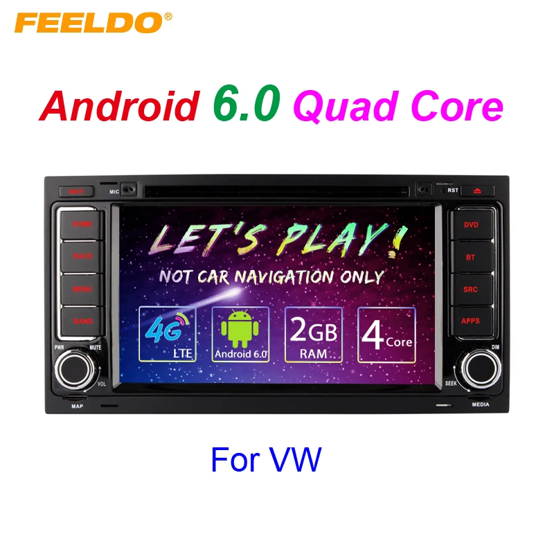 FEELDO 7" Android 6.0 (64bit) DDR3 2G/16G/4G LTE Quad Core Car DVD GPS Radio Head Unit For VW Touareg/Transporter(2009)
FEELDO 7" Android 6.0 (64bit) DDR3 2G/16G/4G LTE Quad Core Car DVD GPS Radio Head Unit For VW Touareg/Transporter(2009)