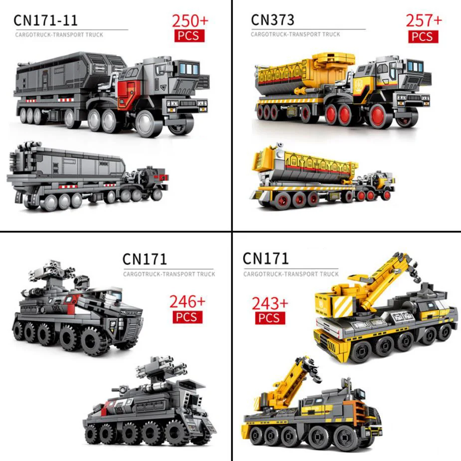 Movie Wandering Earth Engineering vehicle figures bricks Heavy armor transport vehicle crane truck model building block toys
Movie Wandering Earth Engineering vehicle figures bricks Heavy armor transport vehicle crane truck model building block toys