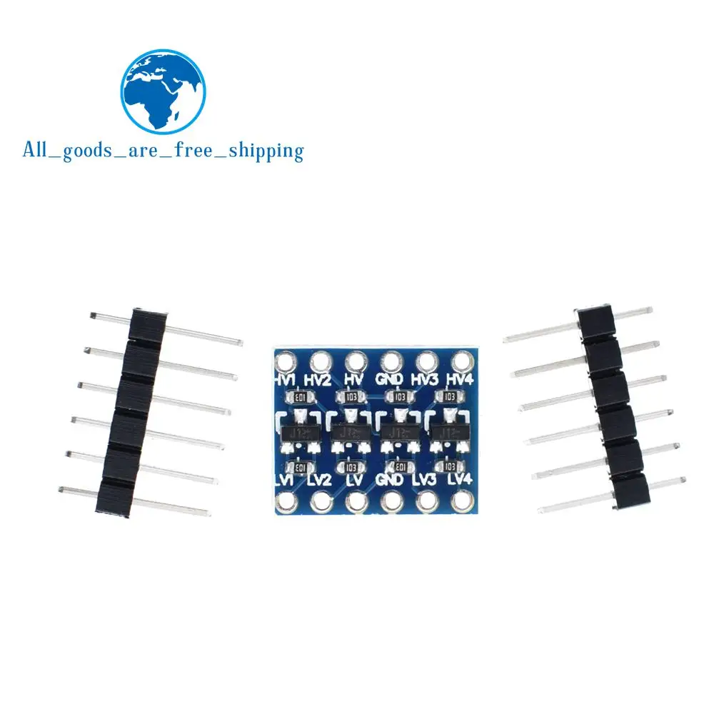 TZT 10pcs 4 channel IIC I2C Logic Level Converter Bi-Directional Module 5V to 3.3V
TZT 10pcs 4 channel IIC I2C Logic Level Converter Bi-Directional Module 5V to 3.3V