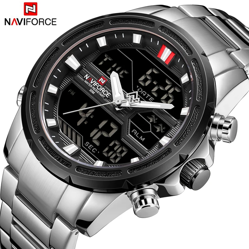 2018 NAVIFORCE New Men Fashion Sport Watch Men Stainless Waterproof Quartz Watches Male Date LED Analog Clock Relogio Masculino
2018 NAVIFORCE New Men Fashion Sport Watch Men Stainless Waterproof Quartz Watches Male Date LED Analog Clock Relogio Masculino