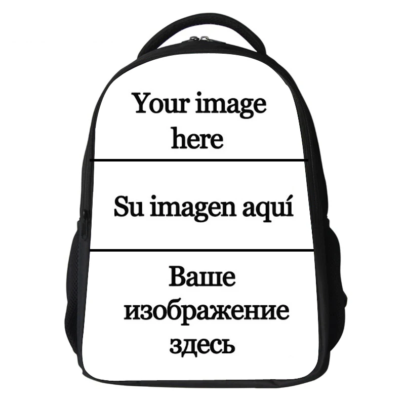 Customize Logo Name Image Backpack Women Men Travel Bags Anime Children School Bags Backpack Boys Book Bag kids Gift Backpacks
Customize Logo Name Image Backpack Women Men Travel Bags Anime Children School Bags Backpack Boys Book Bag kids Gift Backpacks