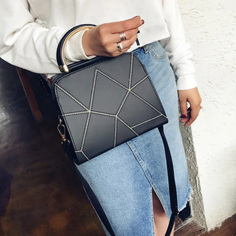 Women Shoulder Bag PU Leather Patchwork Handbag Lady Casual Crossbody Messenger Bags -OPK 
Women Shoulder Bag PU Leather Patchwork Handbag Lady Casual Crossbody Messenger Bags -OPK
