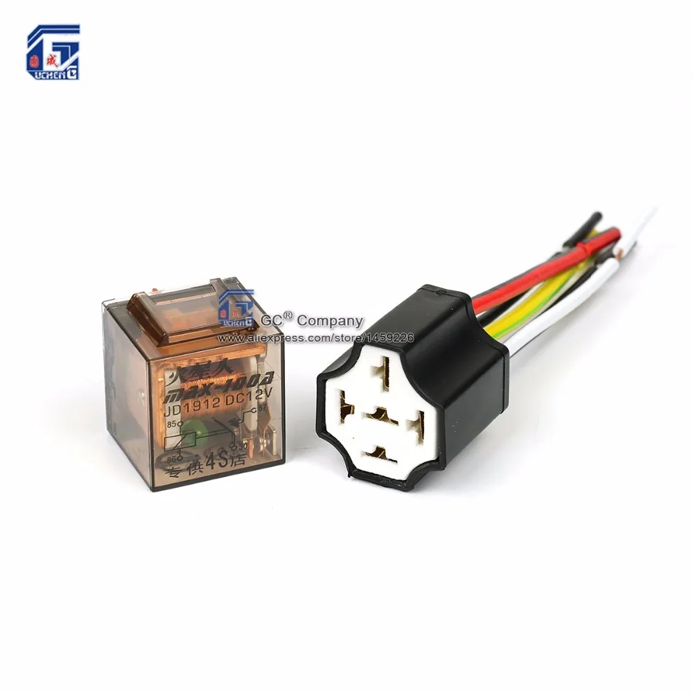 Waterproof SPDT SPST 5 / 4 Pin 12V 24V 100A 80A 60A Car Automobile Relay with Green LED Light and Ceramic Socket
Waterproof SPDT SPST 5 / 4 Pin 12V 24V 100A 80A 60A Car Automobile Relay with Green LED Light and Ceramic Socket