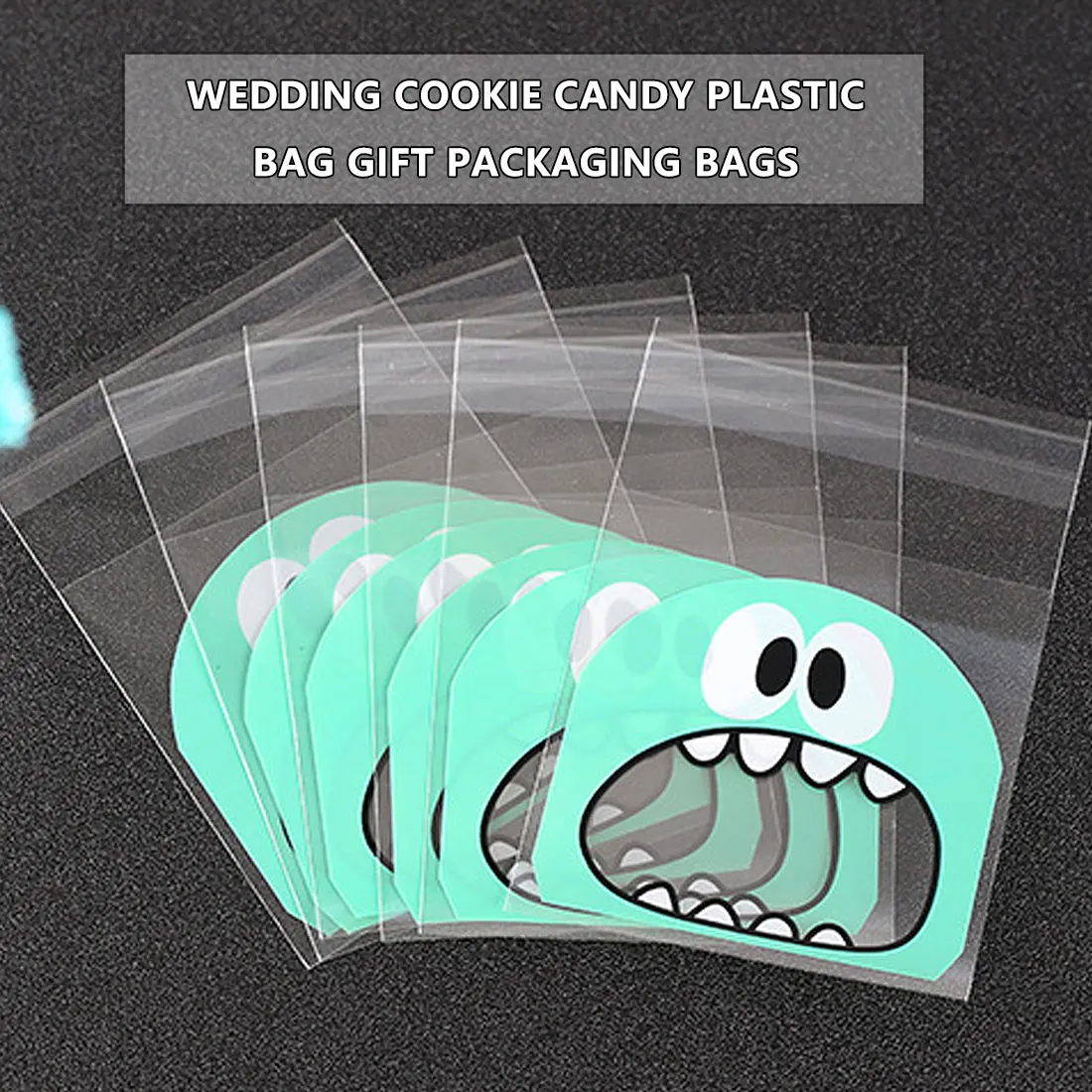 100pcs 7cm&10cm Wedding OPP Cute small Monster Sharp teeth Baking Christmas Gift Packaging Bags Cookie Candy Plastic bag
100pcs 7cm&10cm Wedding OPP Cute small Monster Sharp teeth Baking Christmas Gift Packaging Bags Cookie Candy Plastic bag