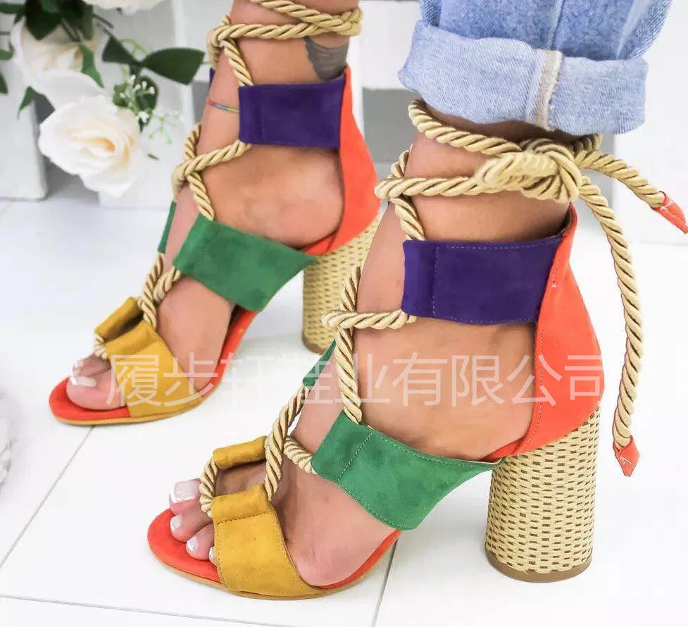Summer Wedge Espadrilles Women Sandals 7CM Heel Pointed Fish Mouth Sandals Woman Hemp Lace Up Women Platform Sandals
Summer Wedge Espadrilles Women Sandals 7CM Heel Pointed Fish Mouth Sandals Woman Hemp Lace Up Women Platform Sandals