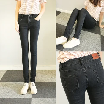 5xl plus big size denim jeans panty women spring autumn 2017 feminina elastic denim jeans trousers pants female A2960
5xl plus big size denim jeans panty women spring autumn 2017 feminina elastic denim jeans trousers pants female A2960