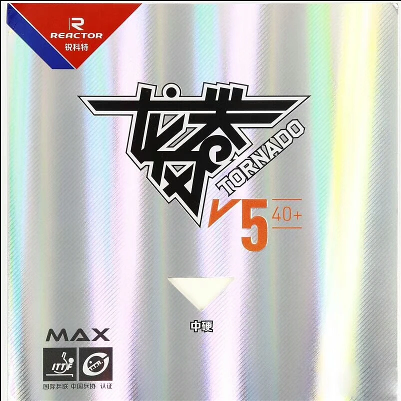 ITTF Approved REACTOR NEW TORNADO V5 40+ Table Tennis rubber, ping pong rubber Send Rubber Protection Film 
ITTF Approved REACTOR NEW TORNADO V5 40+ Table Tennis rubber, ping pong rubber Send Rubber Protection Film