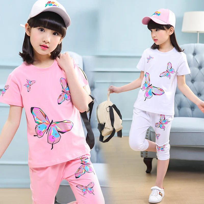New Baby Girls Clothes summer 2018 Suit short Sleeve Heart Print T-shirt+Pant 4-13Yrs 2pcs Set Girls Outfit Kids Infant Clothing
New Baby Girls Clothes summer 2018 Suit short Sleeve Heart Print T-shirt+Pant 4-13Yrs 2pcs Set Girls Outfit Kids Infant Clothing
