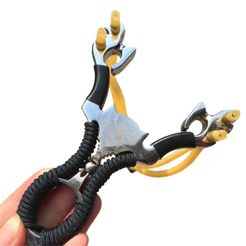 13CM Alloy Slingshot Rubber Band Elastic Slingshots Wolf Pattern Outdoor Tool Hunting Catapult Accessory
13CM Alloy Slingshot Rubber Band Elastic Slingshots Wolf Pattern Outdoor Tool Hunting Catapult Accessory