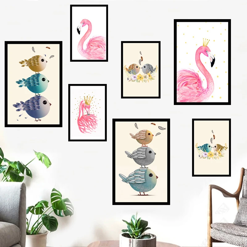 Nordic Home Wall Decoration Painting Flamingo Dress Up Living Room Sofa Bed Background Stickers Wall Sticker Room Decoration
Nordic Home Wall Decoration Painting Flamingo Dress Up Living Room Sofa Bed Background Stickers Wall Sticker Room Decoration