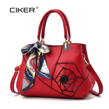 CIKER Fashion New Rose Pattern Top-Handle Bags High Quality Luxury Shoulder Feamle Bags Women Leather Handbags PU Women Bag
CIKER Fashion New Rose Pattern Top-Handle Bags High Quality Luxury Shoulder Feamle Bags Women Leather Handbags PU Women Bag