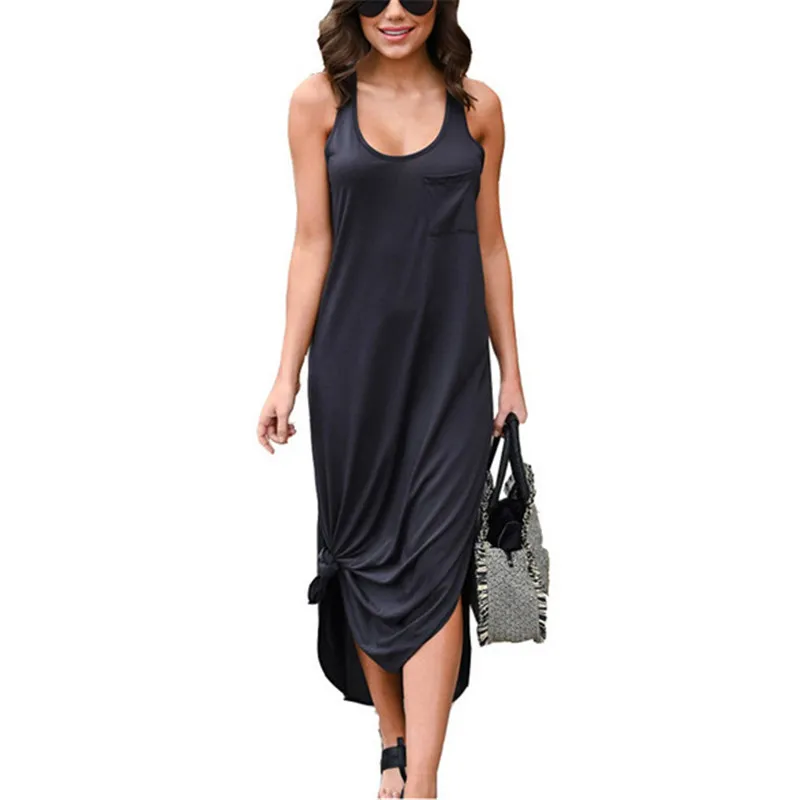 yashangyi Summer Tank Dress Vestidos De Fiesta 2019 Women Casual Pocket Long Maxi Dresses Sexy Irregular Strap Party Robe Longue
yashangyi Summer Tank Dress Vestidos De Fiesta 2019 Women Casual Pocket Long Maxi Dresses Sexy Irregular Strap Party Robe Longue