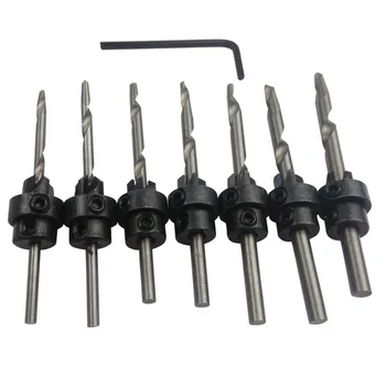 22pc Tapered Drill Bits Countersink Set Stop Collars Hex Key Wood Pilot Hole Diy Woodworkers Hole Cutter Screw Drill
22pc Tapered Drill Bits Countersink Set Stop Collars Hex Key Wood Pilot Hole Diy Woodworkers Hole Cutter Screw Drill