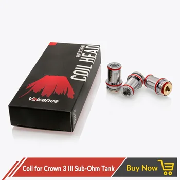 Volcanee 4pcs/pack 0.25ohm 0.5ohm 0.4ohm Replacement Coil Head for Crown 3 SubOhm Tank Atomizer
Volcanee 4pcs/pack 0.25ohm 0.5ohm 0.4ohm Replacement Coil Head for Crown 3 SubOhm Tank Atomizer