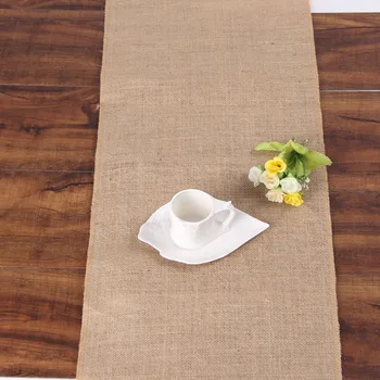 HAZY Vintage Natural Burlap Jute Linen Table Runner Wedding Birthday Party Christmas New Year Dining Table Home Decoration
HAZY Vintage Natural Burlap Jute Linen Table Runner Wedding Birthday Party Christmas New Year Dining Table Home Decoration