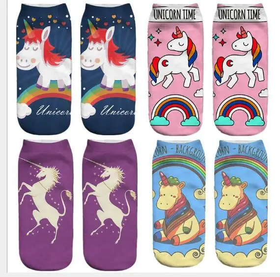 12 pairs/lot! Fashion Hot Sale Harajuku 3D Print Unicorn Socks 13 Patterns Women Kawaii Cute Casual Popular Ankle Socks Art Soc
12 pairs/lot! Fashion Hot Sale Harajuku 3D Print Unicorn Socks 13 Patterns Women Kawaii Cute Casual Popular Ankle Socks Art Soc