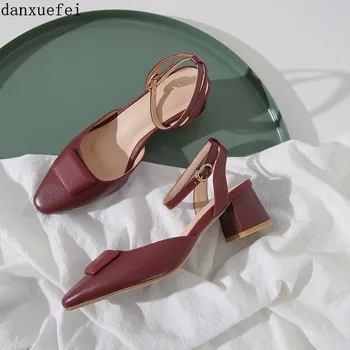 Women's genuine leather ankle strap high heel sandals square toe summer pumps elegant ladies evening dress sandalias shoes women
Women's genuine leather ankle strap high heel sandals square toe summer pumps elegant ladies evening dress sandalias shoes women