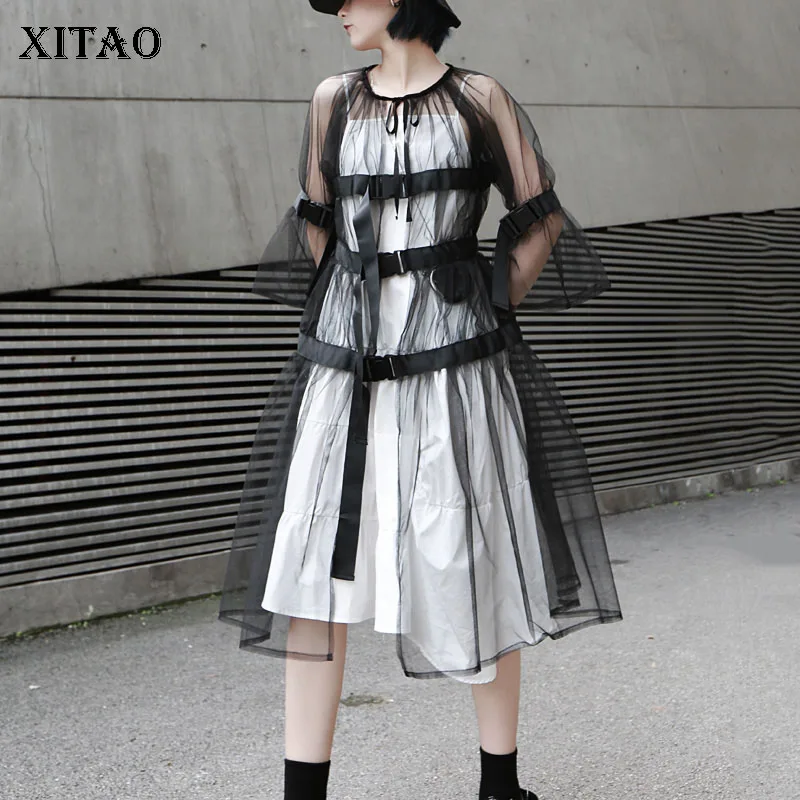 XITAO Lace Thin Perspective Trench Women Korea Fashion New Belt Wild Joker Black Pleated Casual Elegant Long 2019 WLD2361
XITAO Lace Thin Perspective Trench Women Korea Fashion New Belt Wild Joker Black Pleated Casual Elegant Long 2019 WLD2361