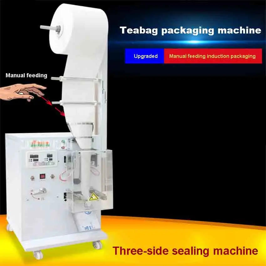 New 110V/220V Teabag Packaging Machine Manual Feeding Induction Electronic Hardware Plastic Parts Food Packaging Sealing Machine
New 110V/220V Teabag Packaging Machine Manual Feeding Induction Electronic Hardware Plastic Parts Food Packaging Sealing Machine