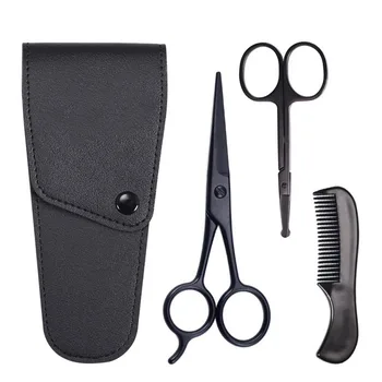 3pcs/set Beard Care Set Professional Hair Beard Scissors Nose Hair Scissor And Comb For Men Moustache Beard Trimmer
3pcs/set Beard Care Set Professional Hair Beard Scissors Nose Hair Scissor And Comb For Men Moustache Beard Trimmer
