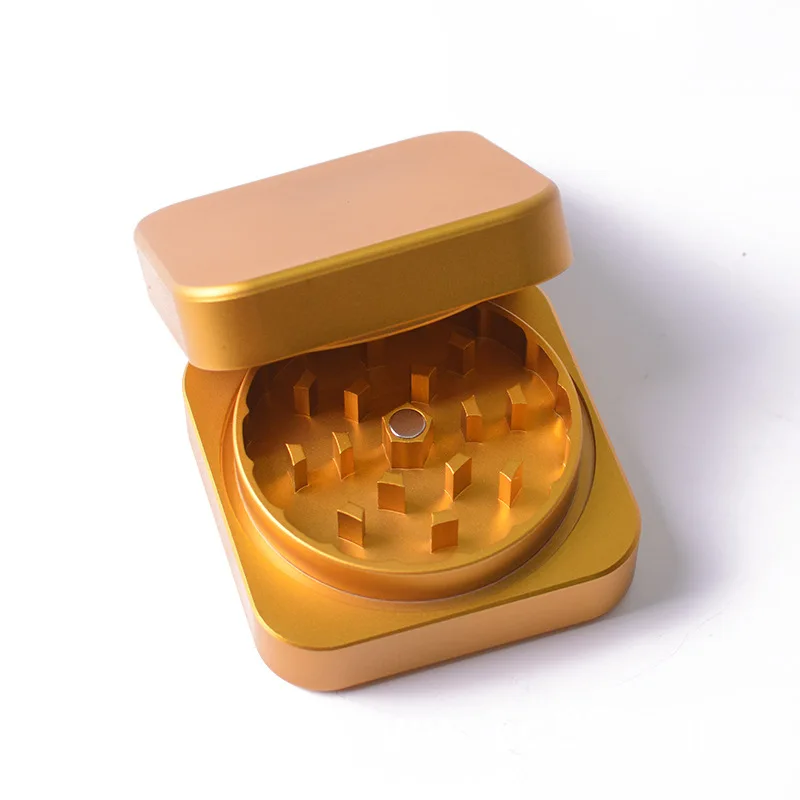 Square Herb Grinder 55mm Mental 2 Layer Grinde Tobacco Smoking Pipe Crusher Smoke Accessories
Square Herb Grinder 55mm Mental 2 Layer Grinde Tobacco Smoking Pipe Crusher Smoke Accessories