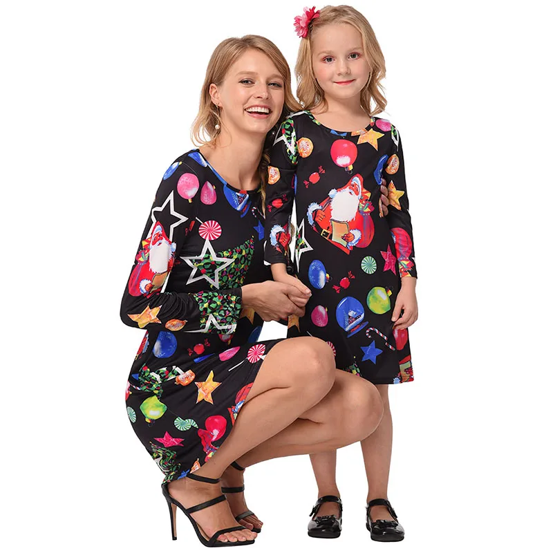 Adult child Lucky Star Snowball Christmas Print Dress Autumn Winter Shirt Christmas Parent-child Skirt Costume
Adult child Lucky Star Snowball Christmas Print Dress Autumn Winter Shirt Christmas Parent-child Skirt Costume