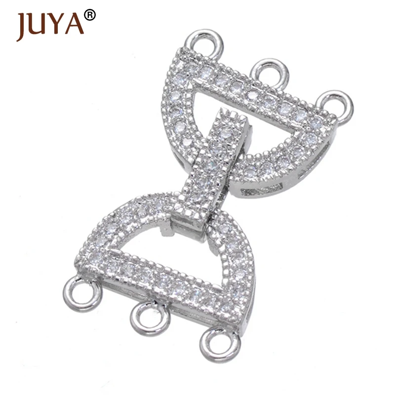 Jewelry Findings Accessories Fit For Hand Made DIY 3 Rows Multi-Strand Pearls Necklace Bracelet Making Jewelry Clasps Connectors image
