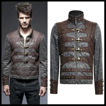 PUNK RAVE Punk Mens Short Jacket Coat Stand-up Collar Sipper Leather Novelty Men's Jacket Hip Hop Streetwear Persinality Jacket
PUNK RAVE Punk Mens Short Jacket Coat Stand-up Collar Sipper Leather Novelty Men's Jacket Hip Hop Streetwear Persinality Jacket
