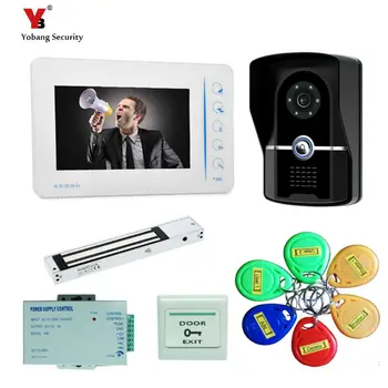 Yobang Security 7" Screen Recording Video Intercom camera Doorbell Phone System+Outdoor RFID Access Door Camera+Electric Lock
Yobang Security 7" Screen Recording Video Intercom camera Doorbell Phone System+Outdoor RFID Access Door Camera+Electric Lock