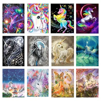 5D DIY Full Square/Round Drill Diamond Painting Cartoon Magical Unicorn 3D Rhinestone Cross stitch embroidery Mosaic decor gift
5D DIY Full Square/Round Drill Diamond Painting Cartoon Magical Unicorn 3D Rhinestone Cross stitch embroidery Mosaic decor gift