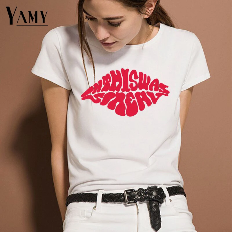 2018 funny t shirts cotton white graphic tees women tops kawaii Lip summer top women tshirt korean punk streetwear
2018 funny t shirts cotton white graphic tees women tops kawaii Lip summer top women tshirt korean punk streetwear