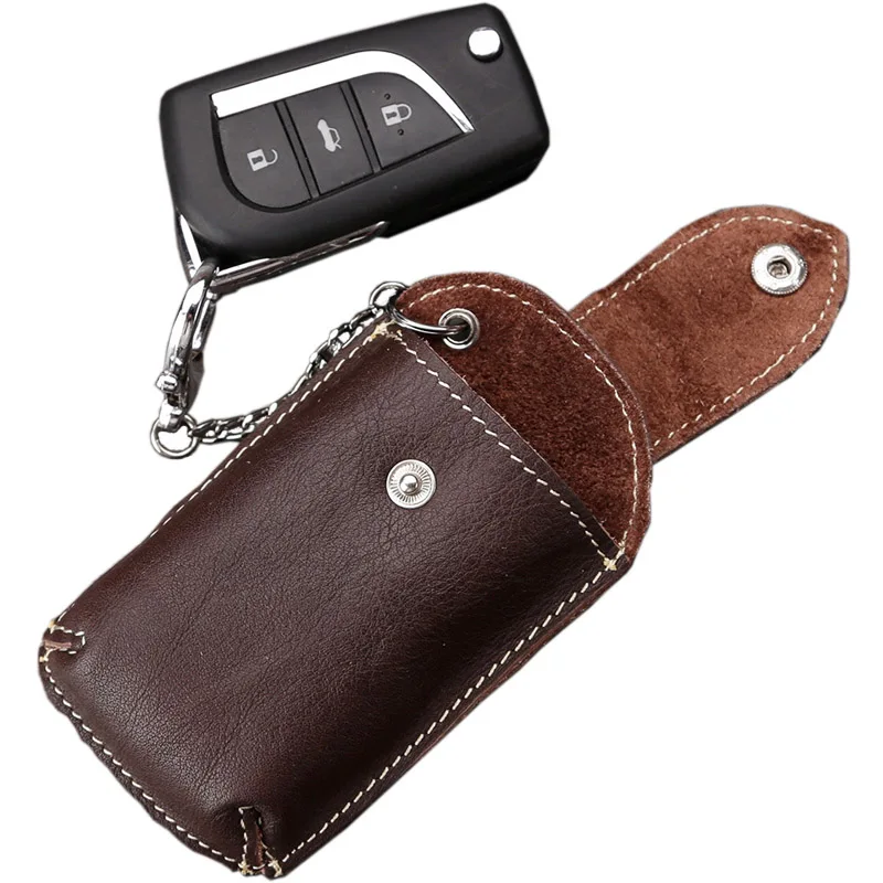 GUNBINTU First Layer Cowhide Leather Men's Car Key Bag Genuine Leather Car Key Holder Vintage Designer Keychain Cases Wholesale
GUNBINTU First Layer Cowhide Leather Men's Car Key Bag Genuine Leather Car Key Holder Vintage Designer Keychain Cases Wholesale