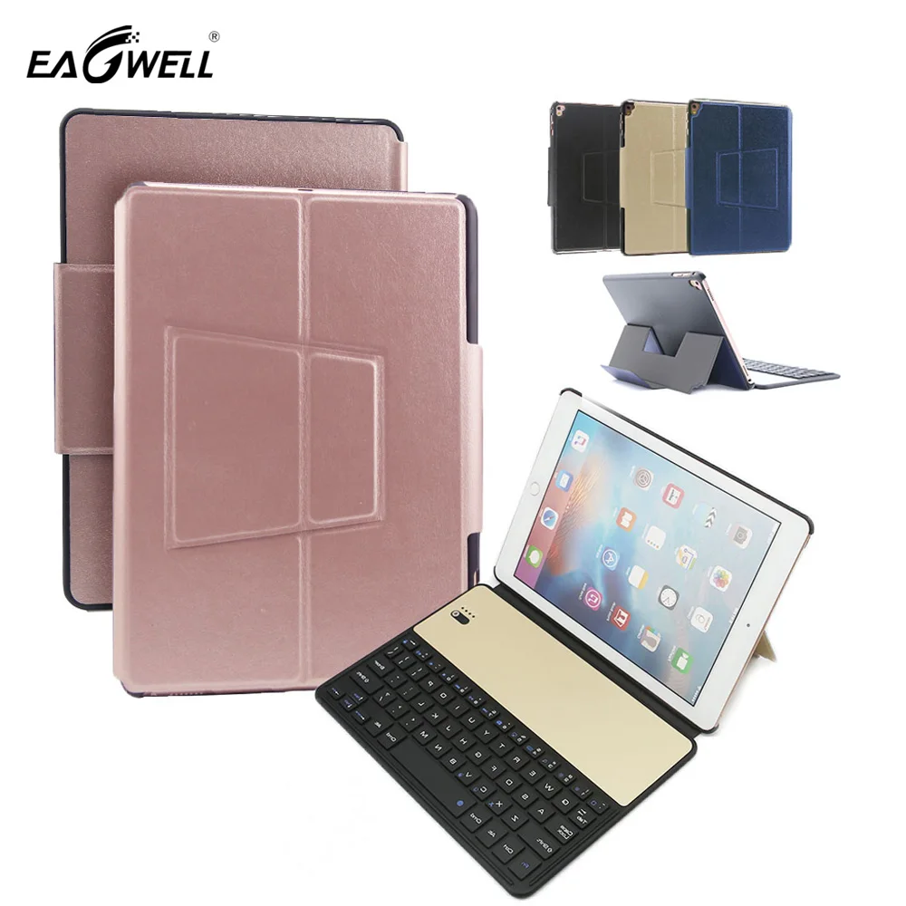 New PU leather + PC Bluetooth keyboard Smart Case For iPad Air / Air 2 / Pro 9.7 2017 / New iPad 2017 2018
New PU leather + PC Bluetooth keyboard Smart Case For iPad Air / Air 2 / Pro 9.7 2017 / New iPad 2017 2018