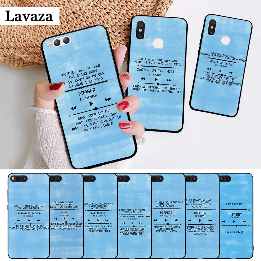 Lavaza Ed Sheeran Lyrics Pictures Diy Silicone Case for Xiaomi MI 5X 6 6X 8 9 SE F1 A1 A2 Lite MAX 3
Lavaza Ed Sheeran Lyrics Pictures Diy Silicone Case for Xiaomi MI 5X 6 6X 8 9 SE F1 A1 A2 Lite MAX 3