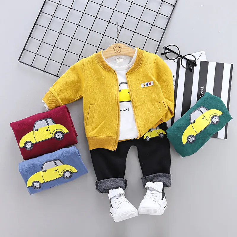 High quality baby boy clothing 2019 spring autumn new cartoon casual kid suit children clothes coat+T-shirt+pant clothing set
High quality baby boy clothing 2019 spring autumn new cartoon casual kid suit children clothes coat+T-shirt+pant clothing set